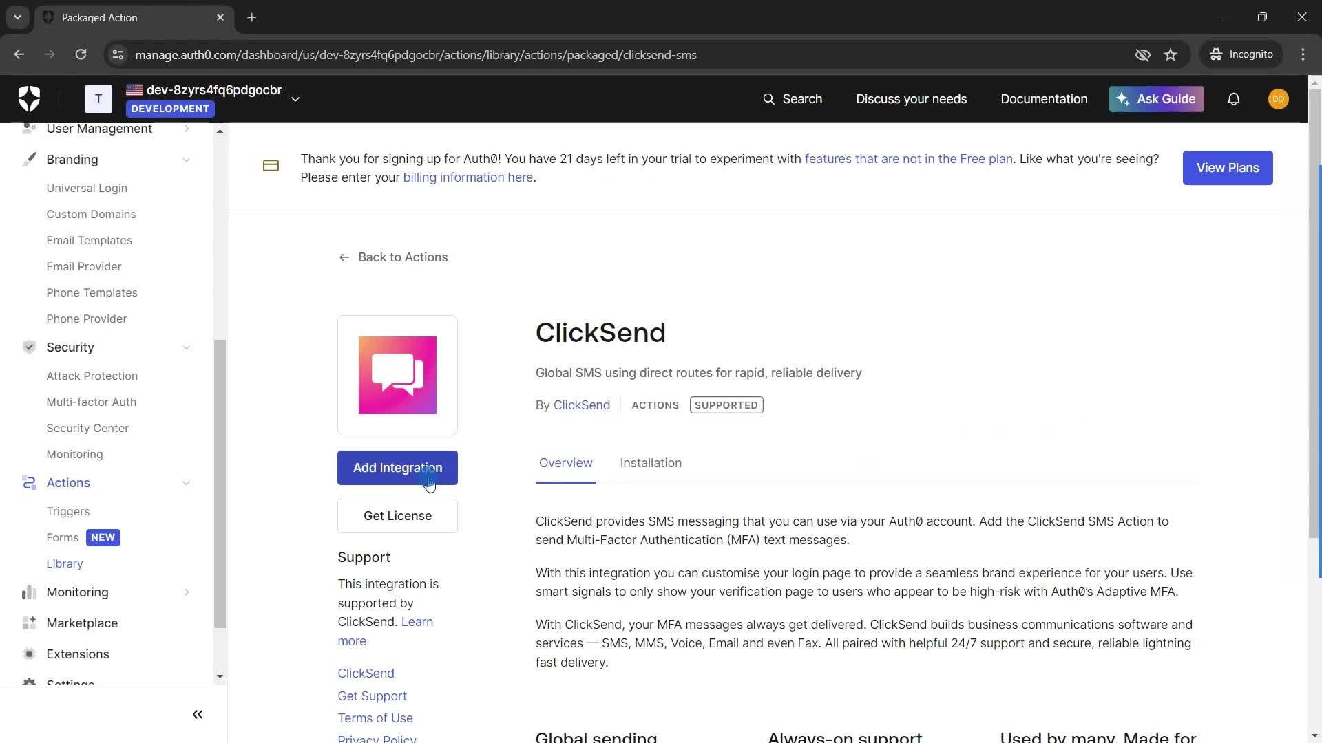 General browsing screenshot