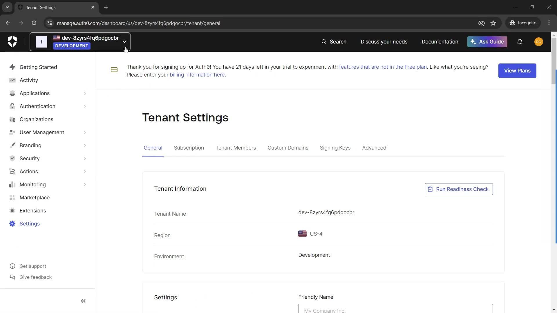 General browsing screenshot