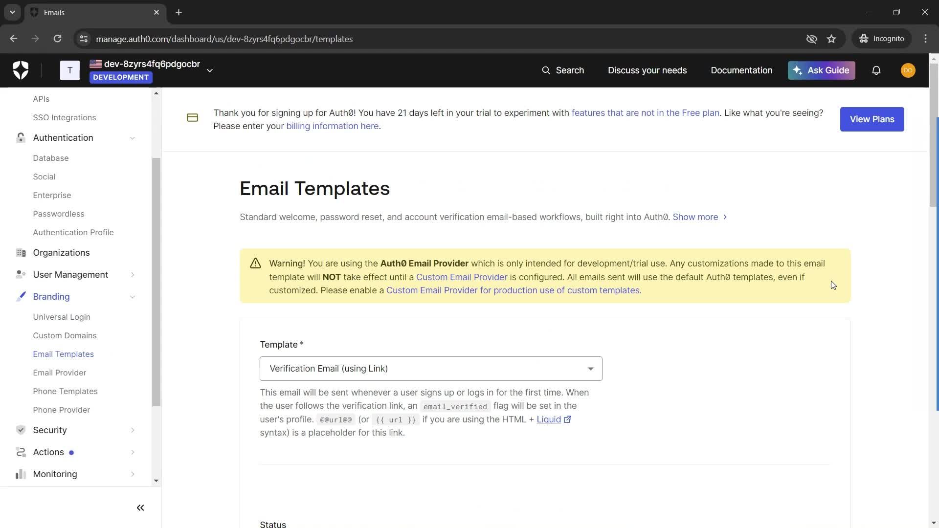 General browsing screenshot
