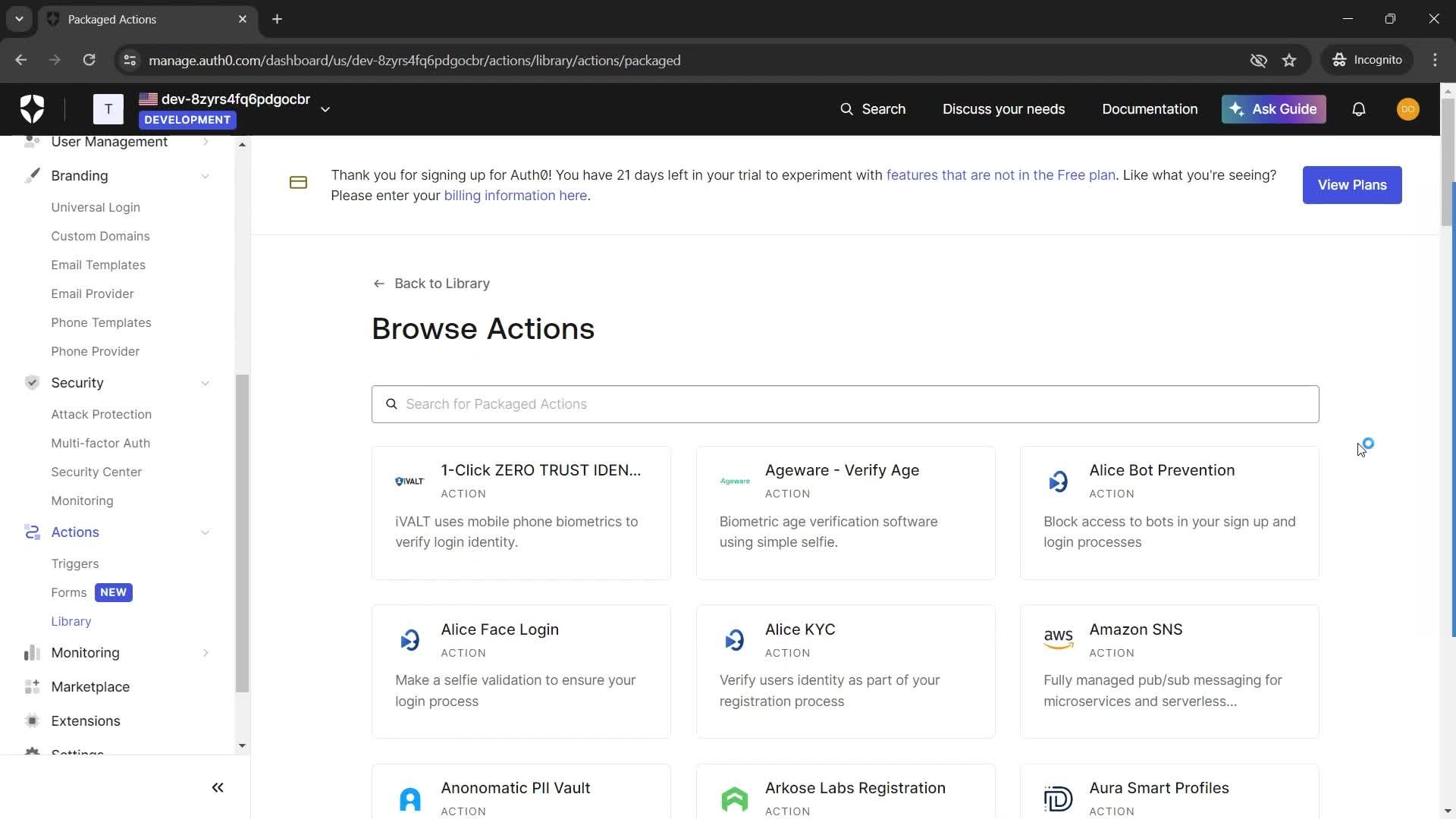 General browsing screenshot