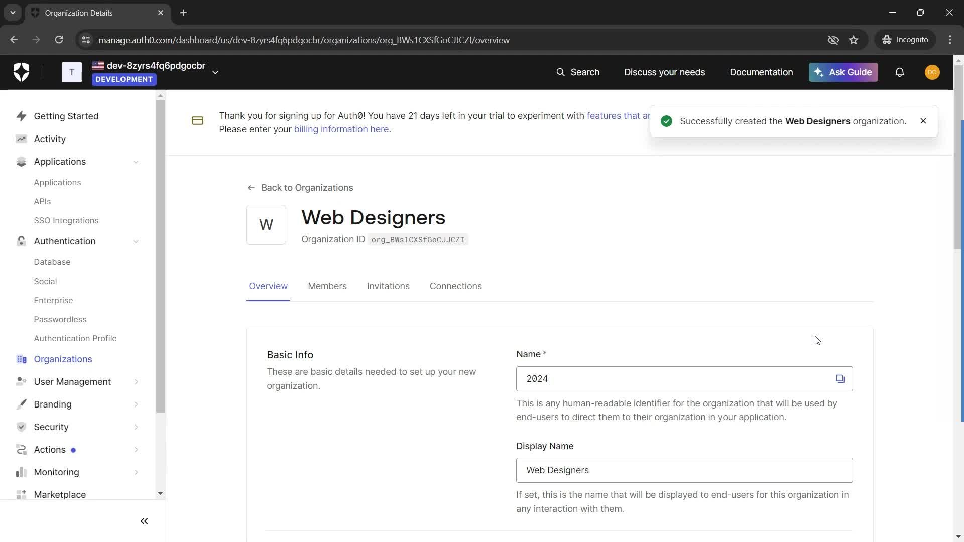 General browsing screenshot
