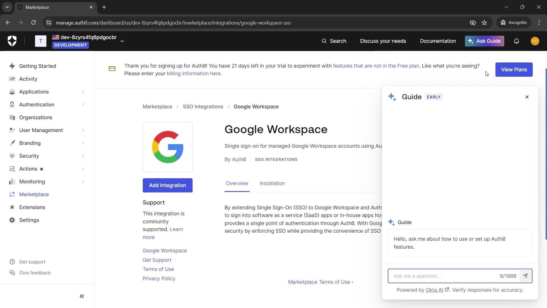 General browsing screenshot