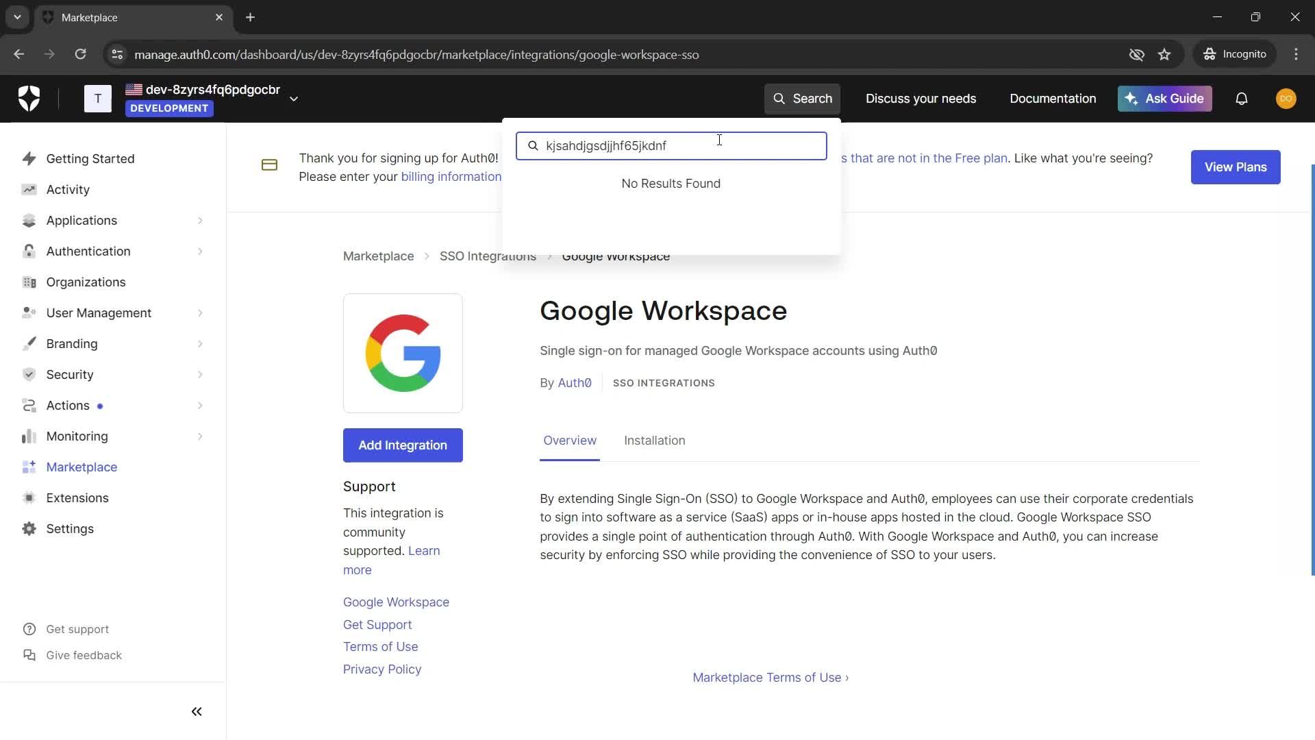 General browsing screenshot