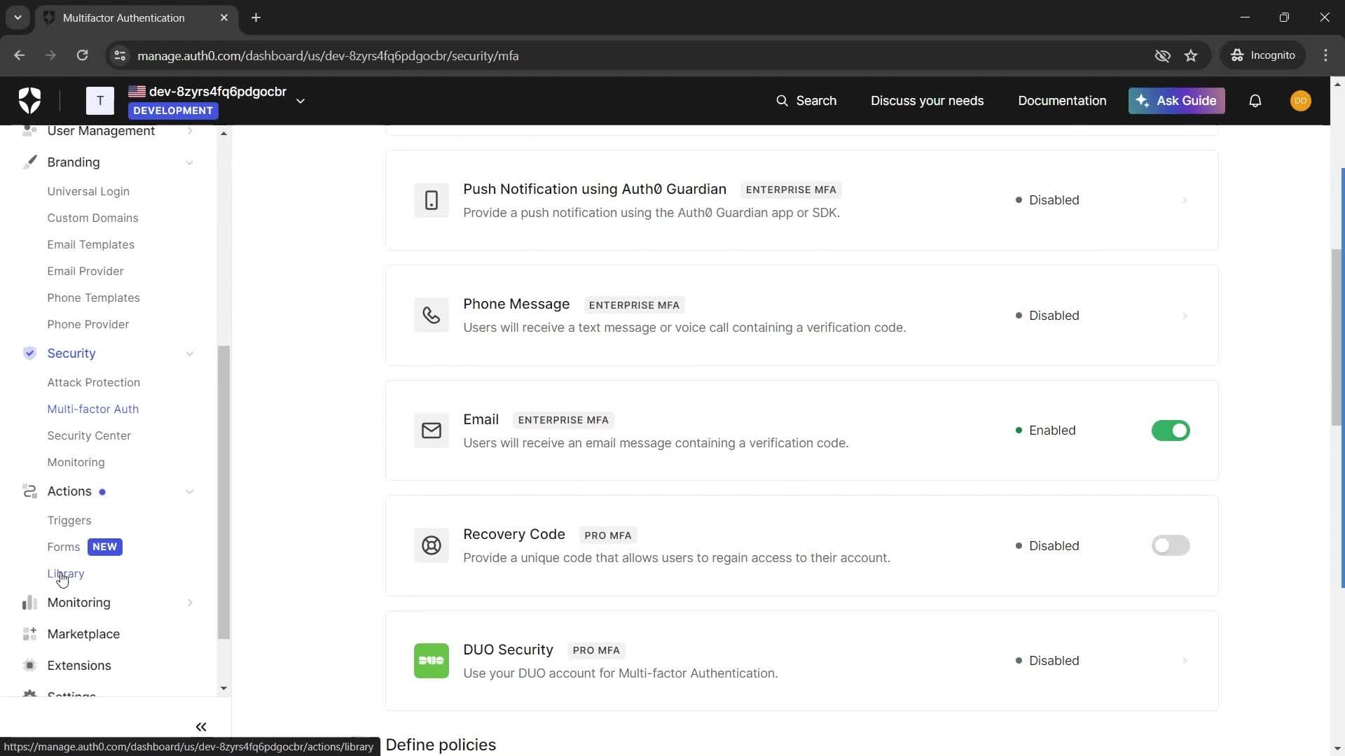 General browsing screenshot