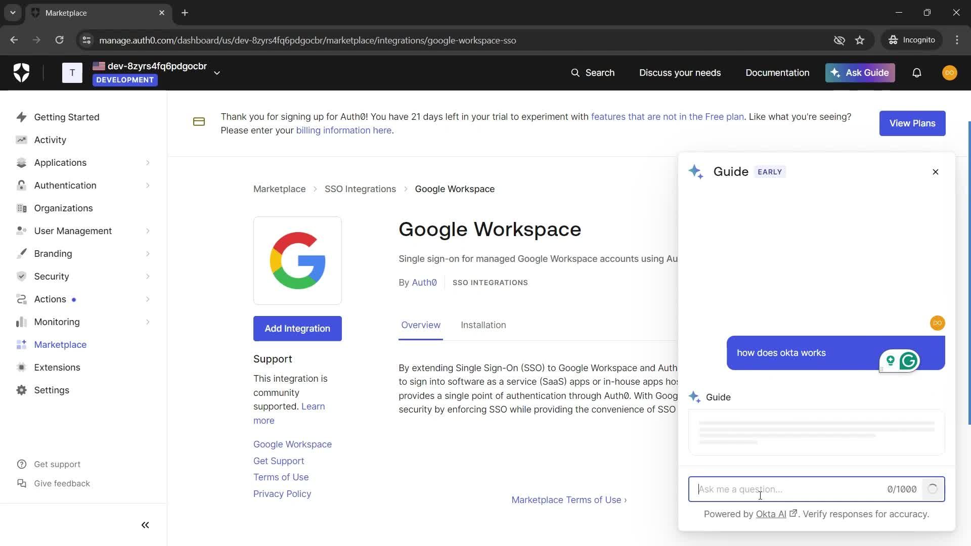 General browsing screenshot