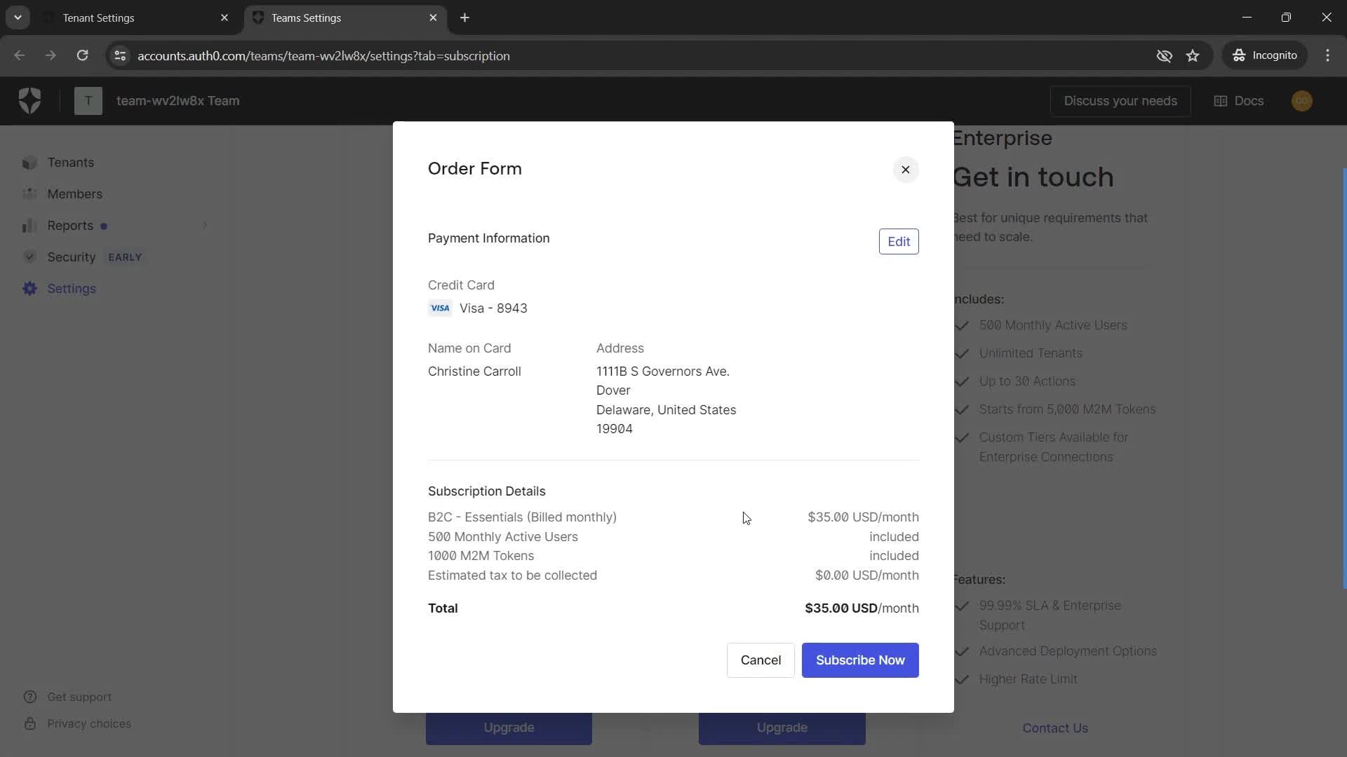General browsing screenshot