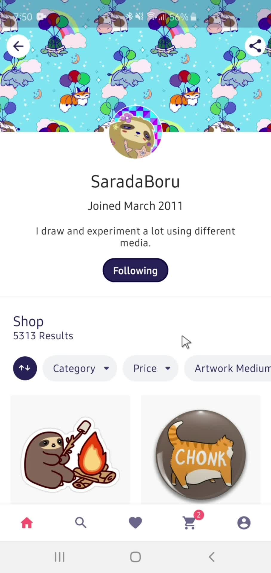 General browsing screenshot