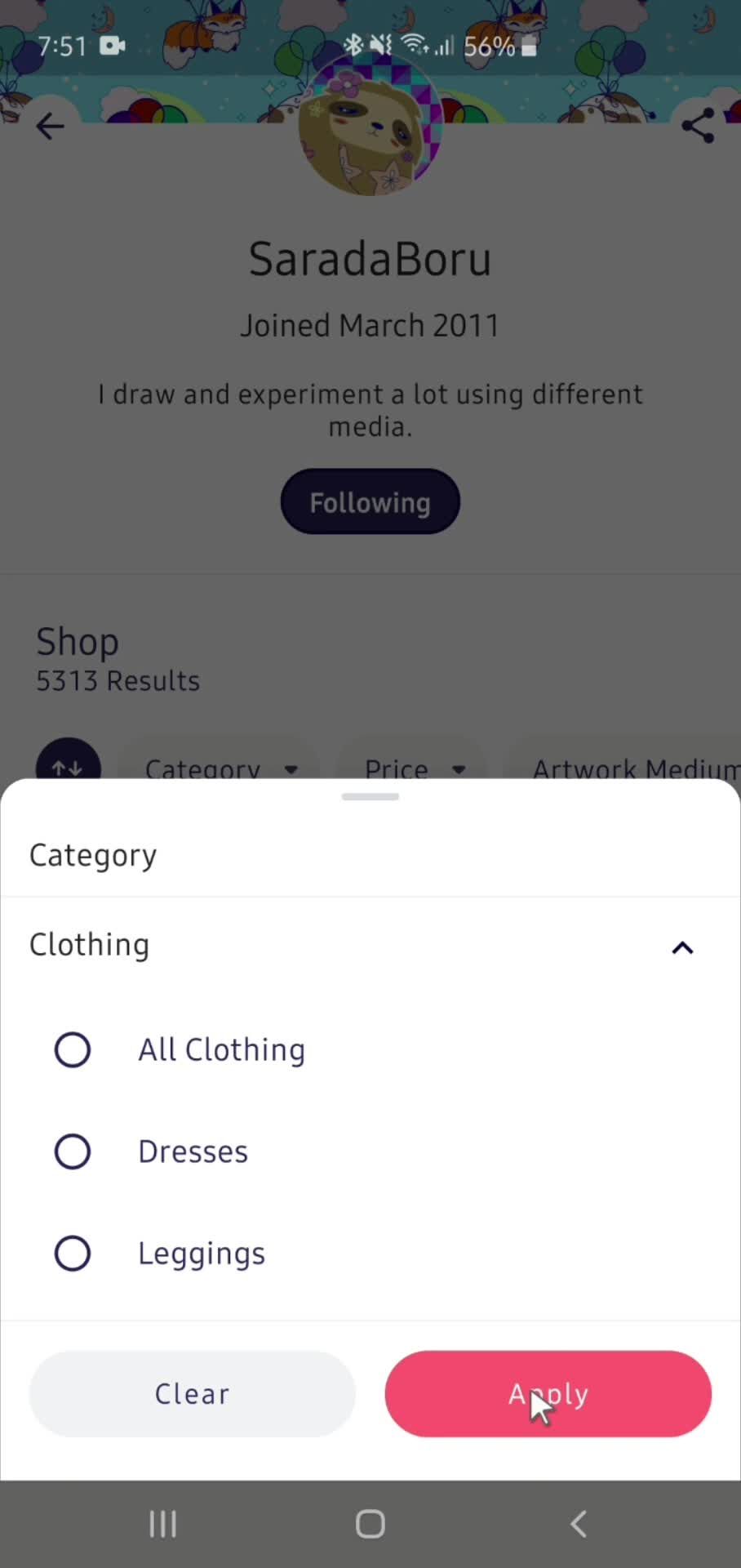 General browsing screenshot
