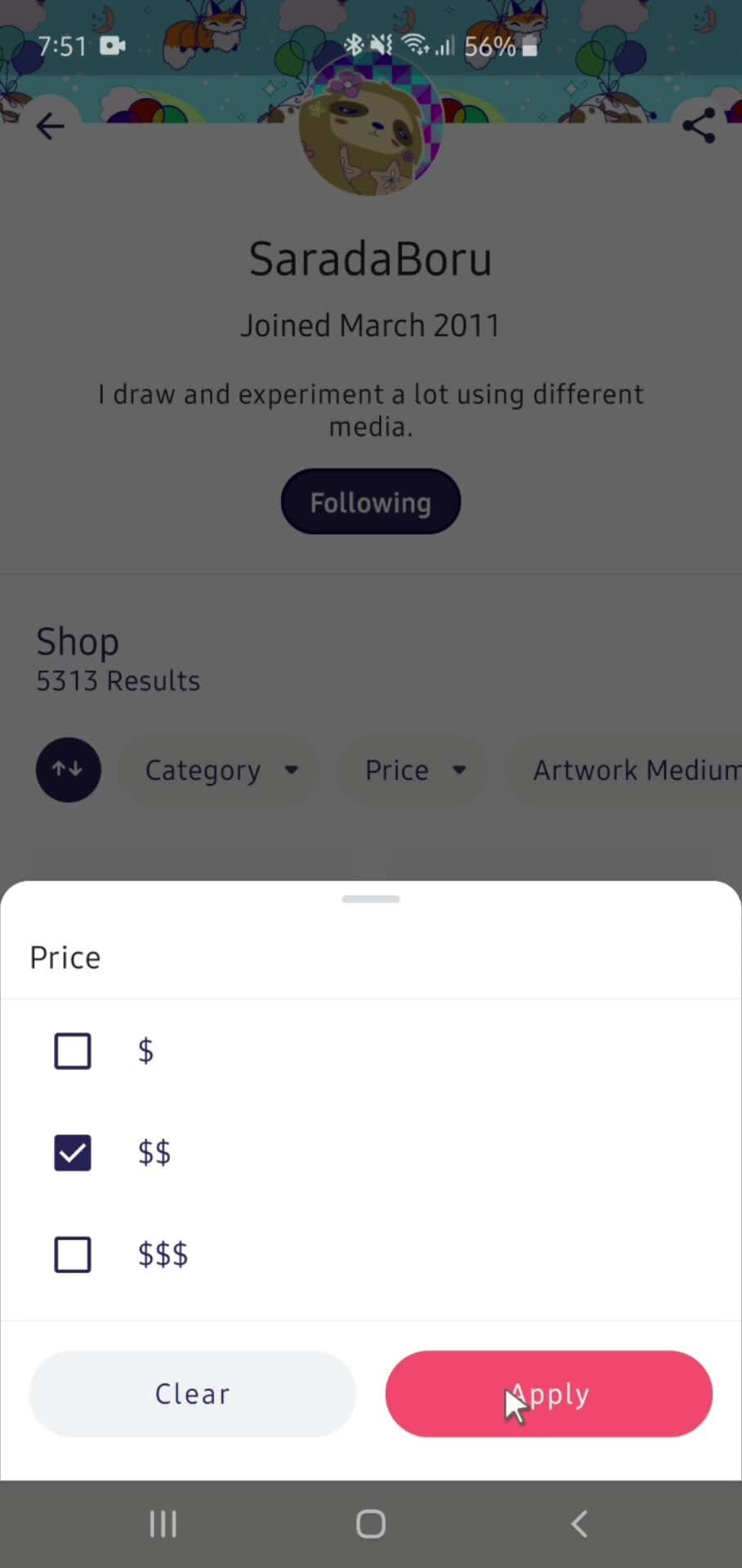 General browsing screenshot
