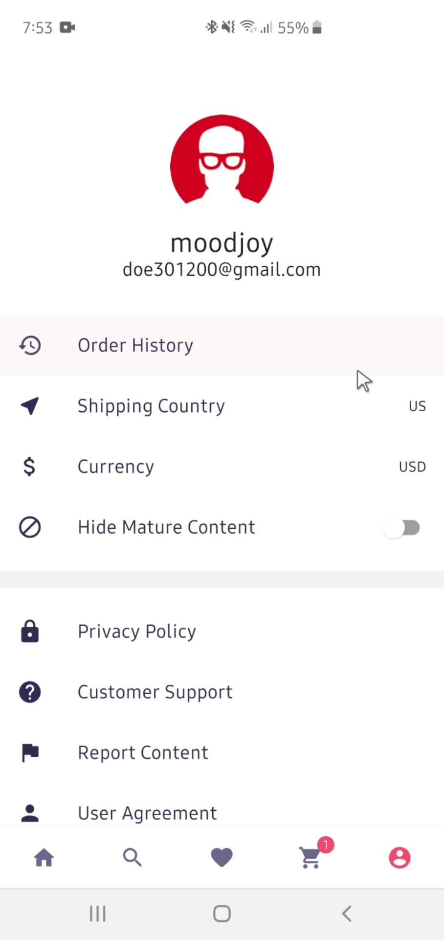 General browsing screenshot