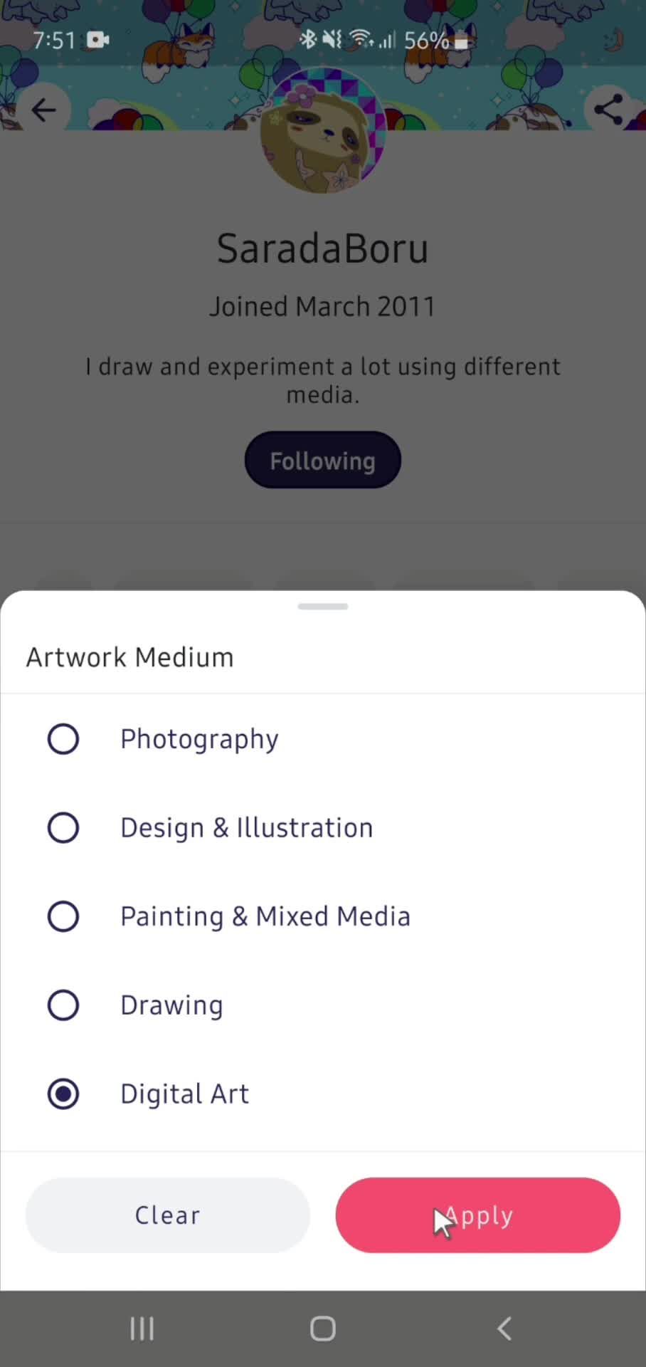 General browsing screenshot
