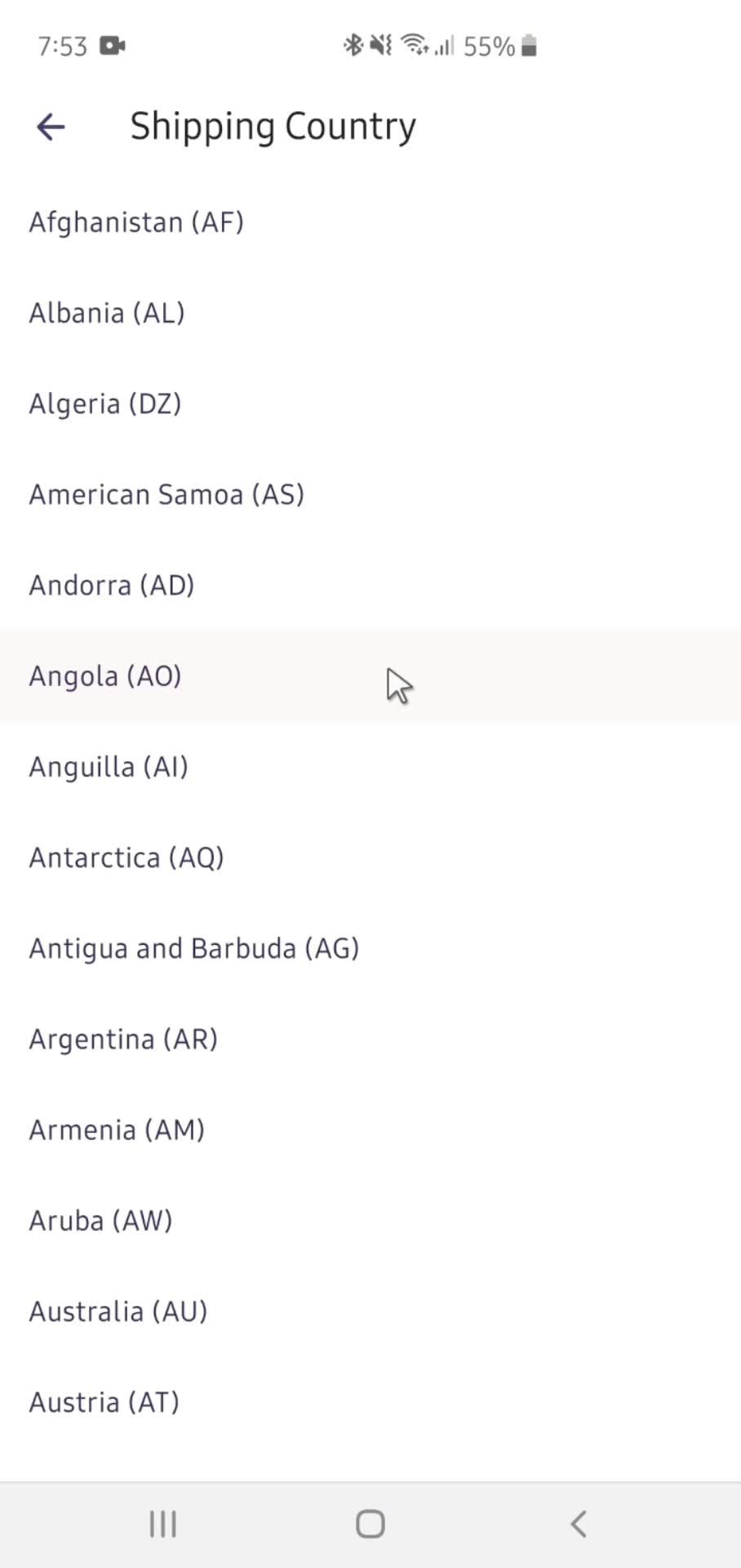 General browsing screenshot
