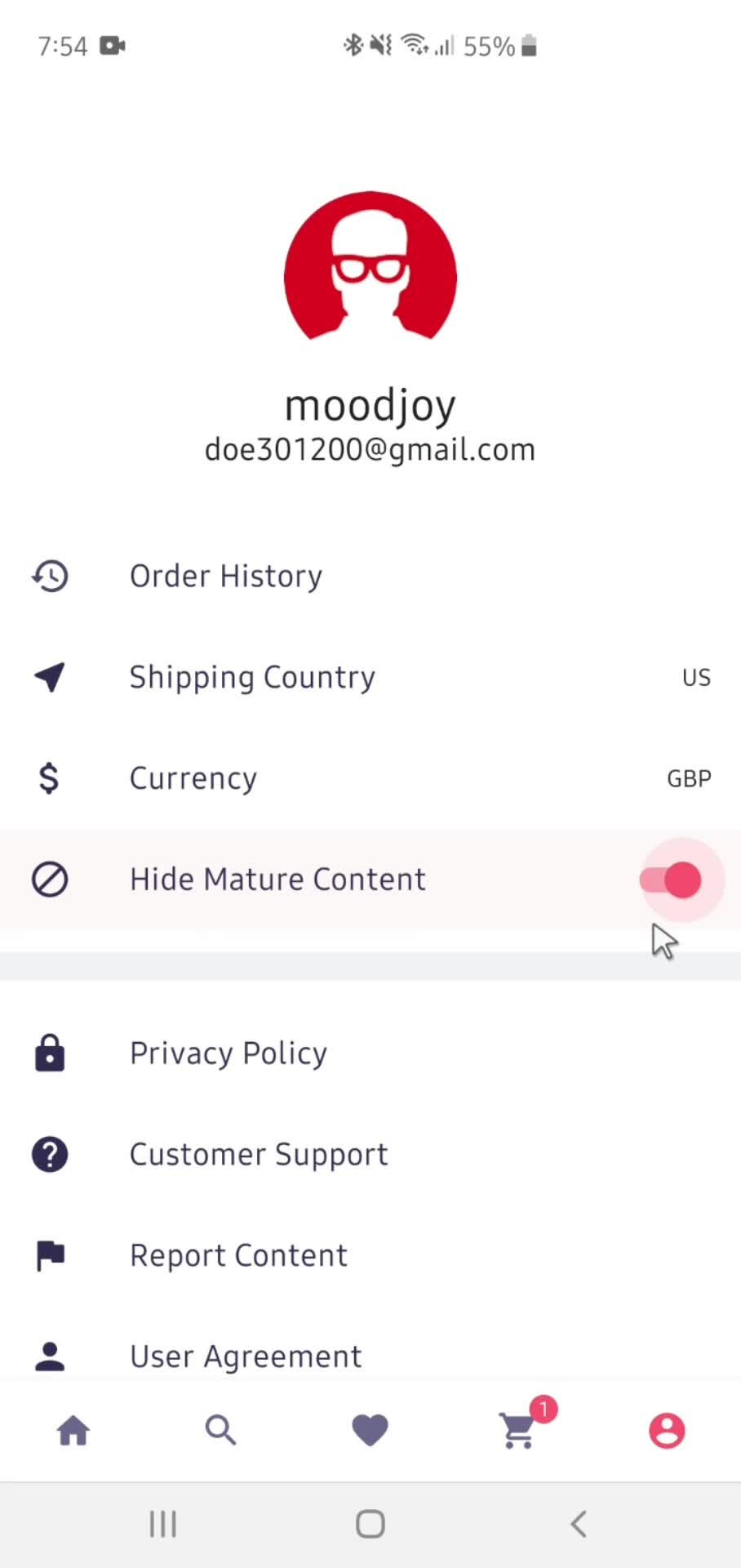 General browsing screenshot