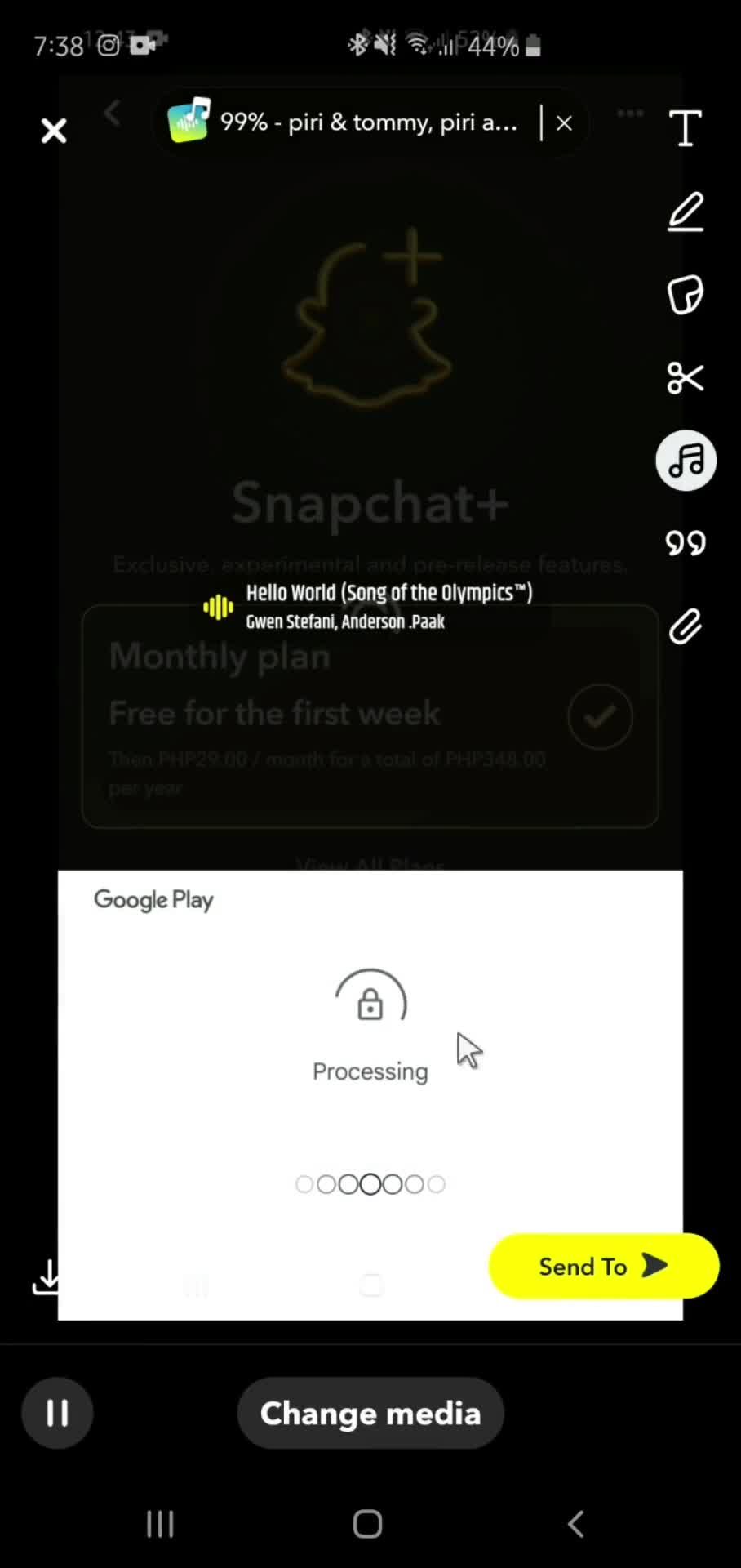 General browsing on Snapchat video thumbnail