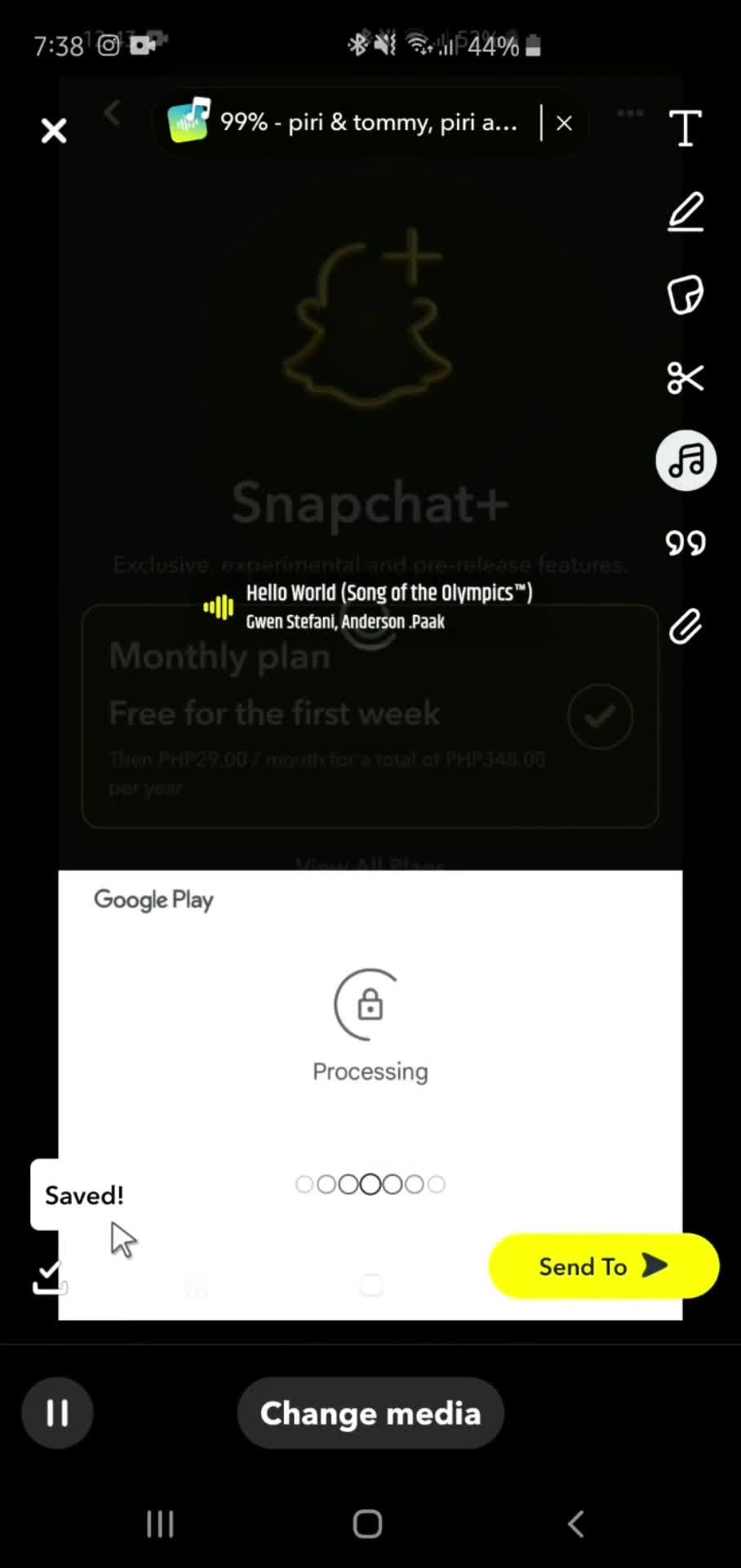 General browsing on Snapchat video thumbnail