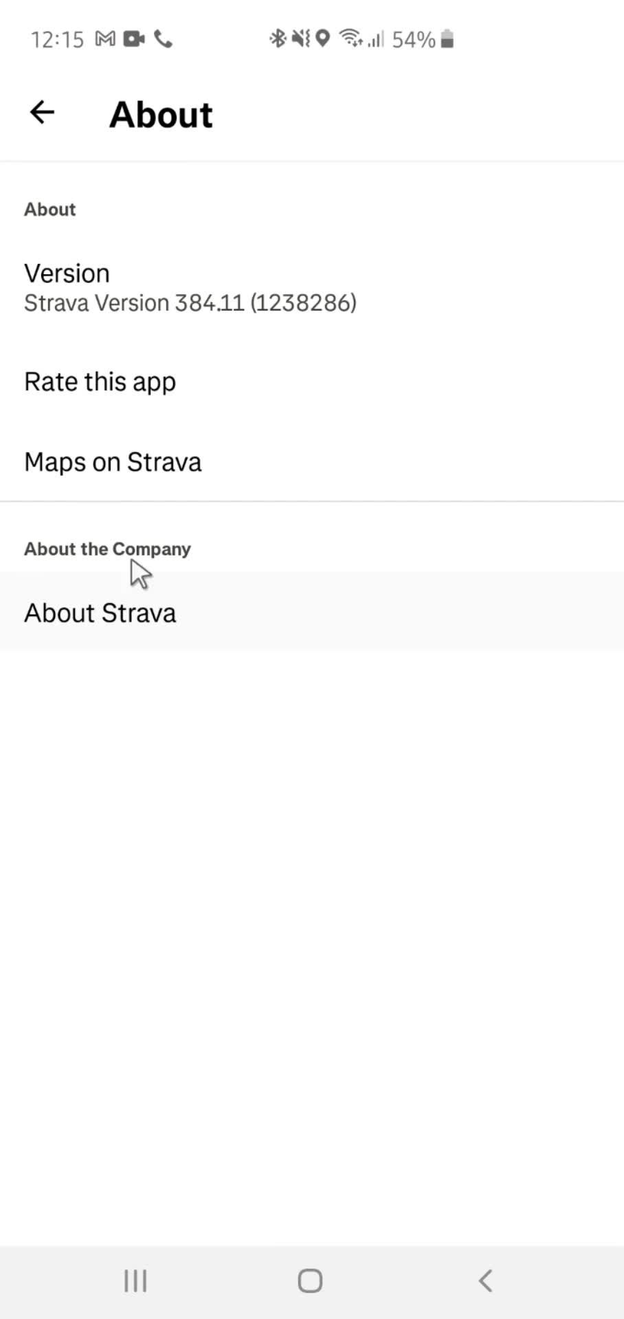 General browsing on Strava video thumbnail