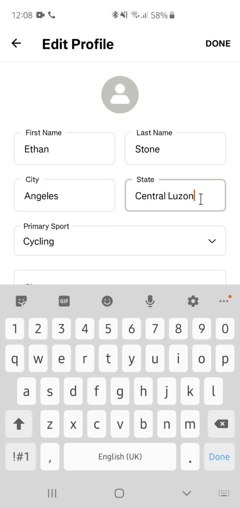 General browsing on Strava video thumbnail