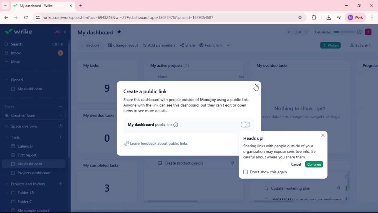 General browsing screenshot