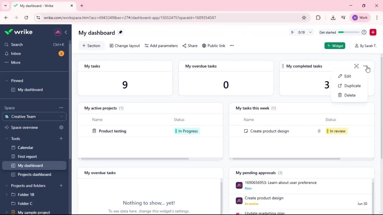 General browsing screenshot