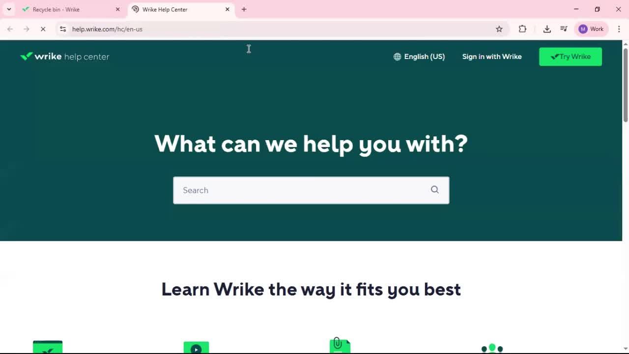 General browsing screenshot