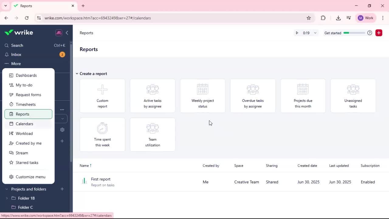 General browsing screenshot