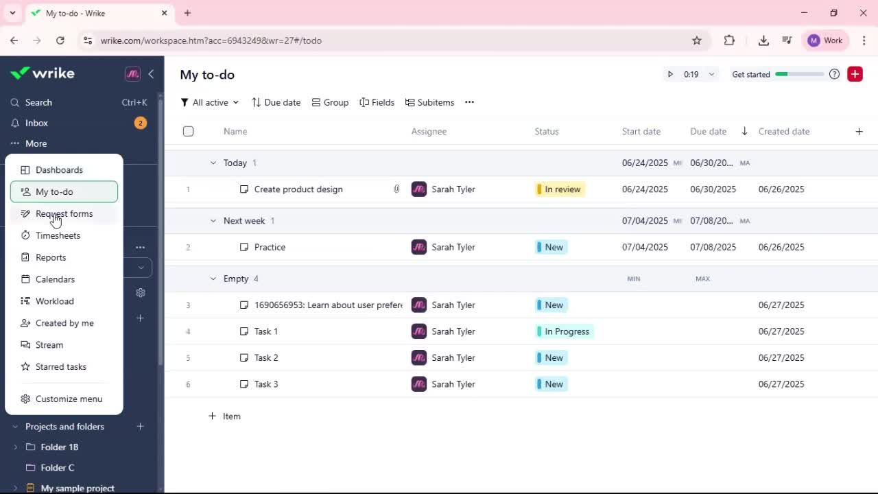 General browsing screenshot