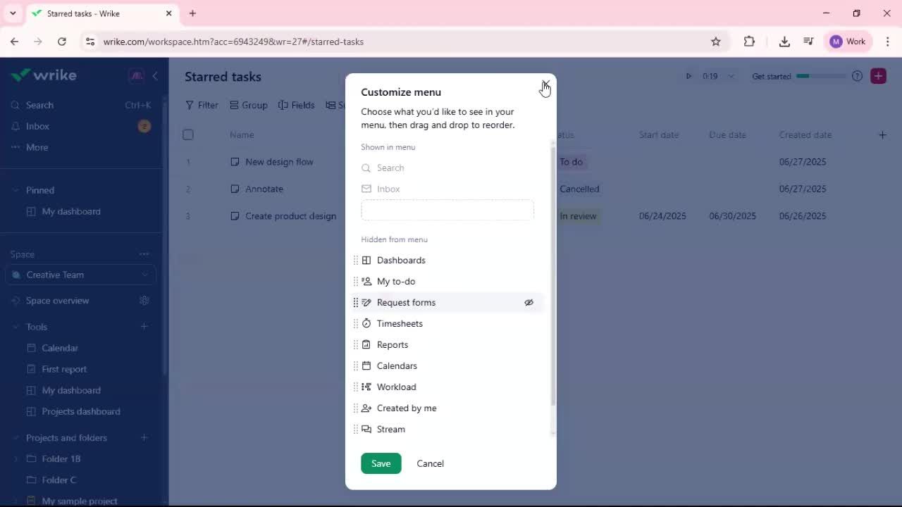 General browsing screenshot