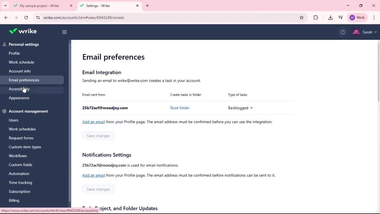 General browsing screenshot