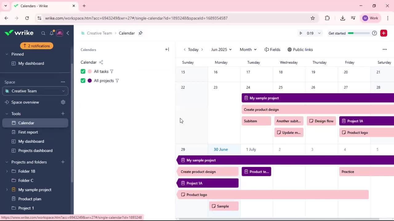 General browsing screenshot