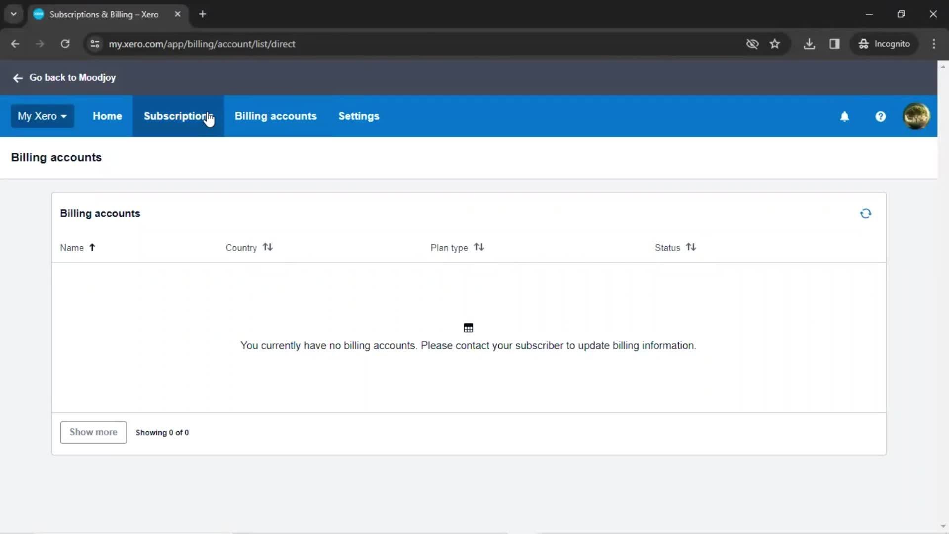 General browsing screenshot
