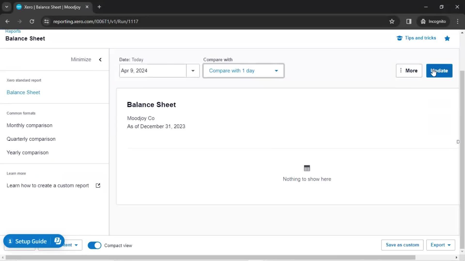 General browsing screenshot