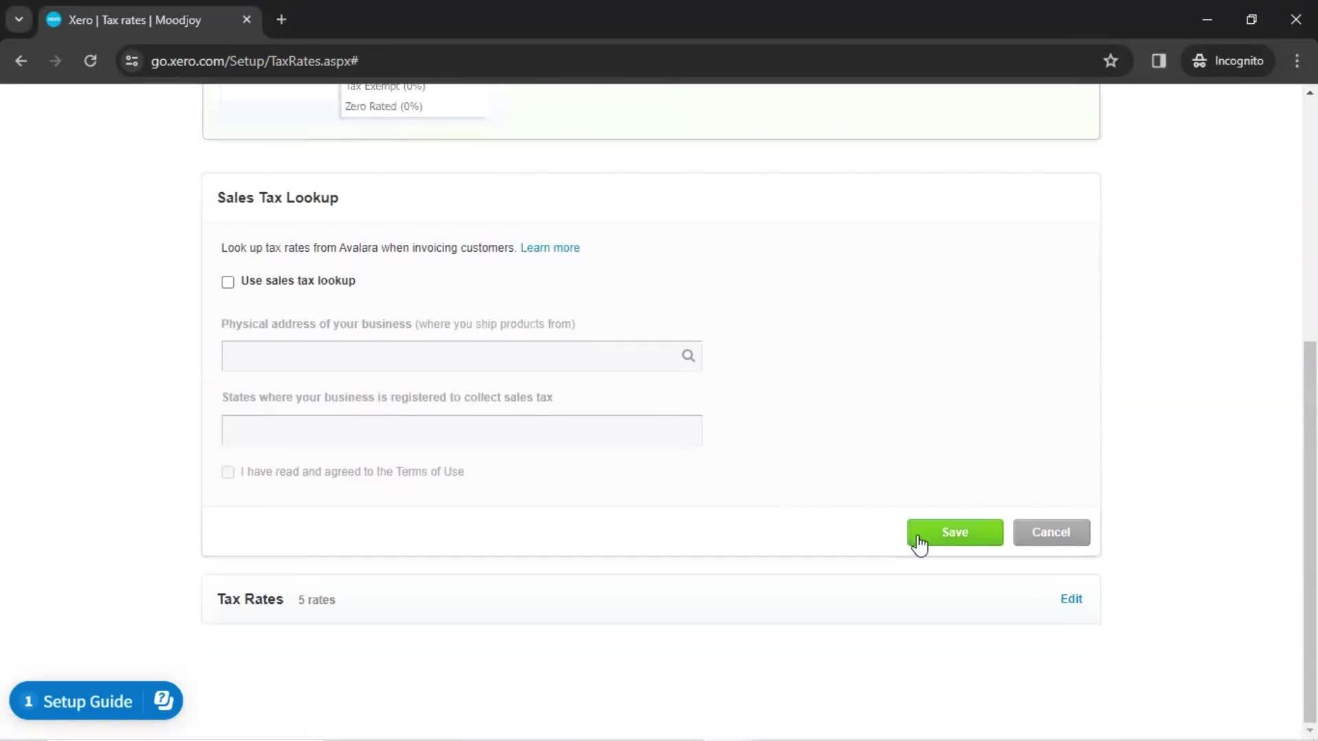 General browsing screenshot