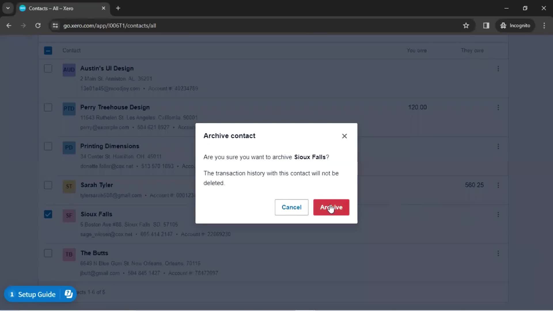 General browsing screenshot