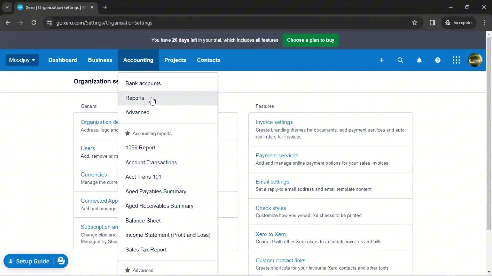 General browsing screenshot