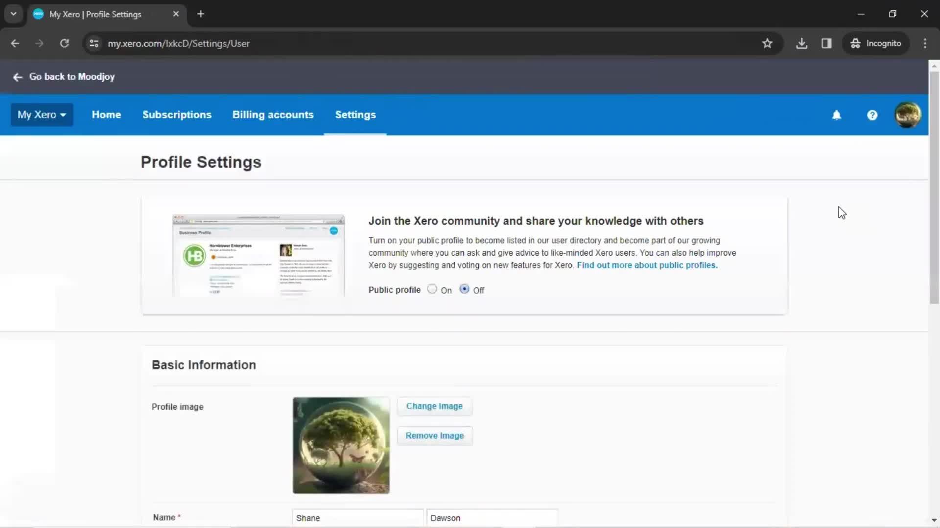 General browsing screenshot