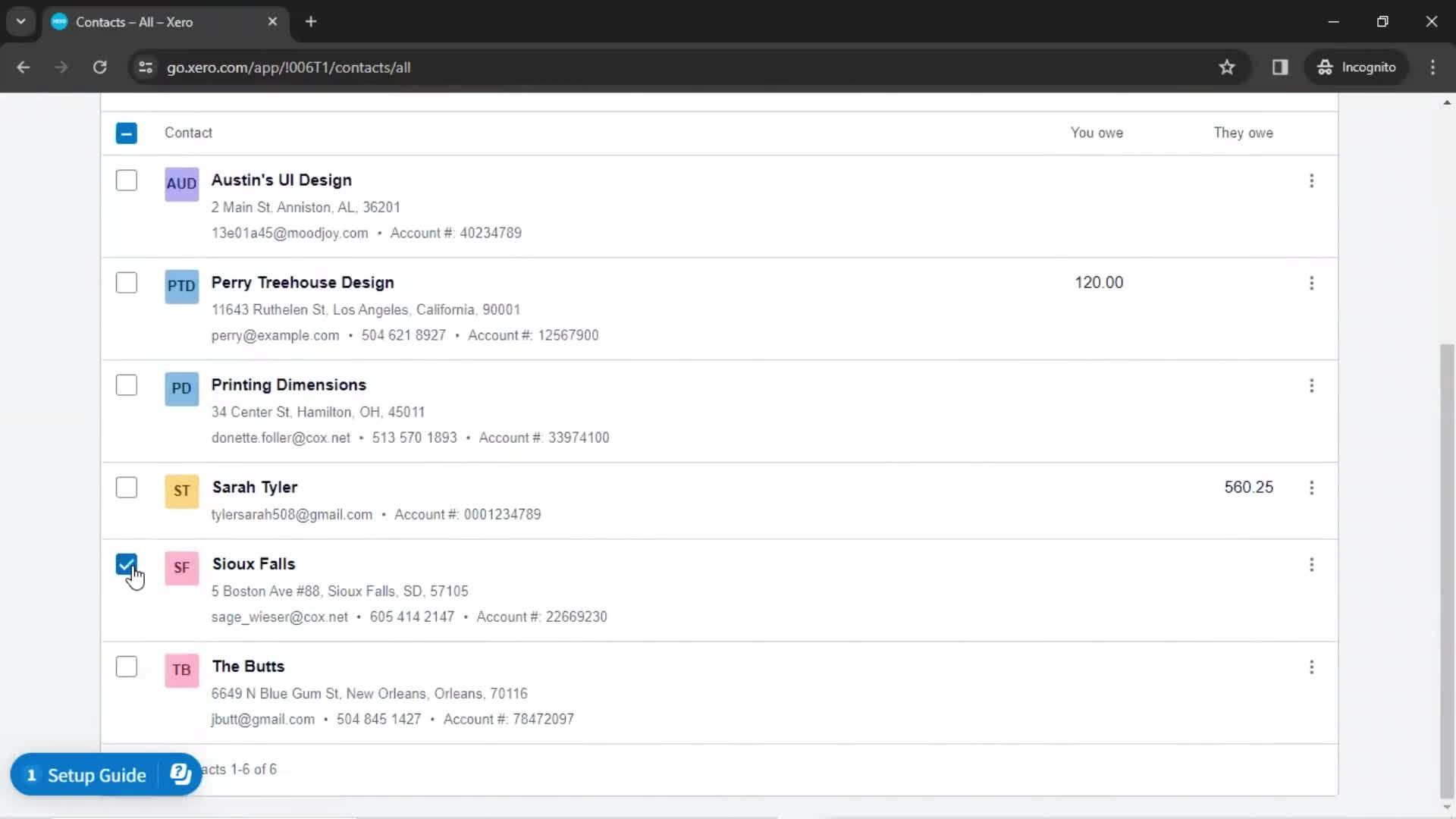 General browsing screenshot