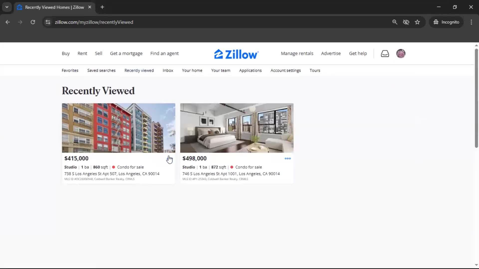 General browsing screenshot