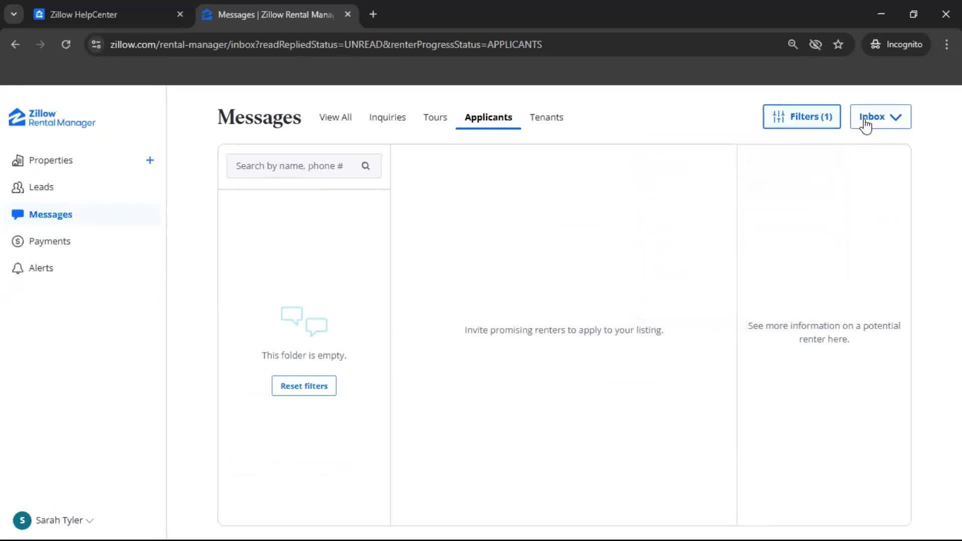 General browsing screenshot
