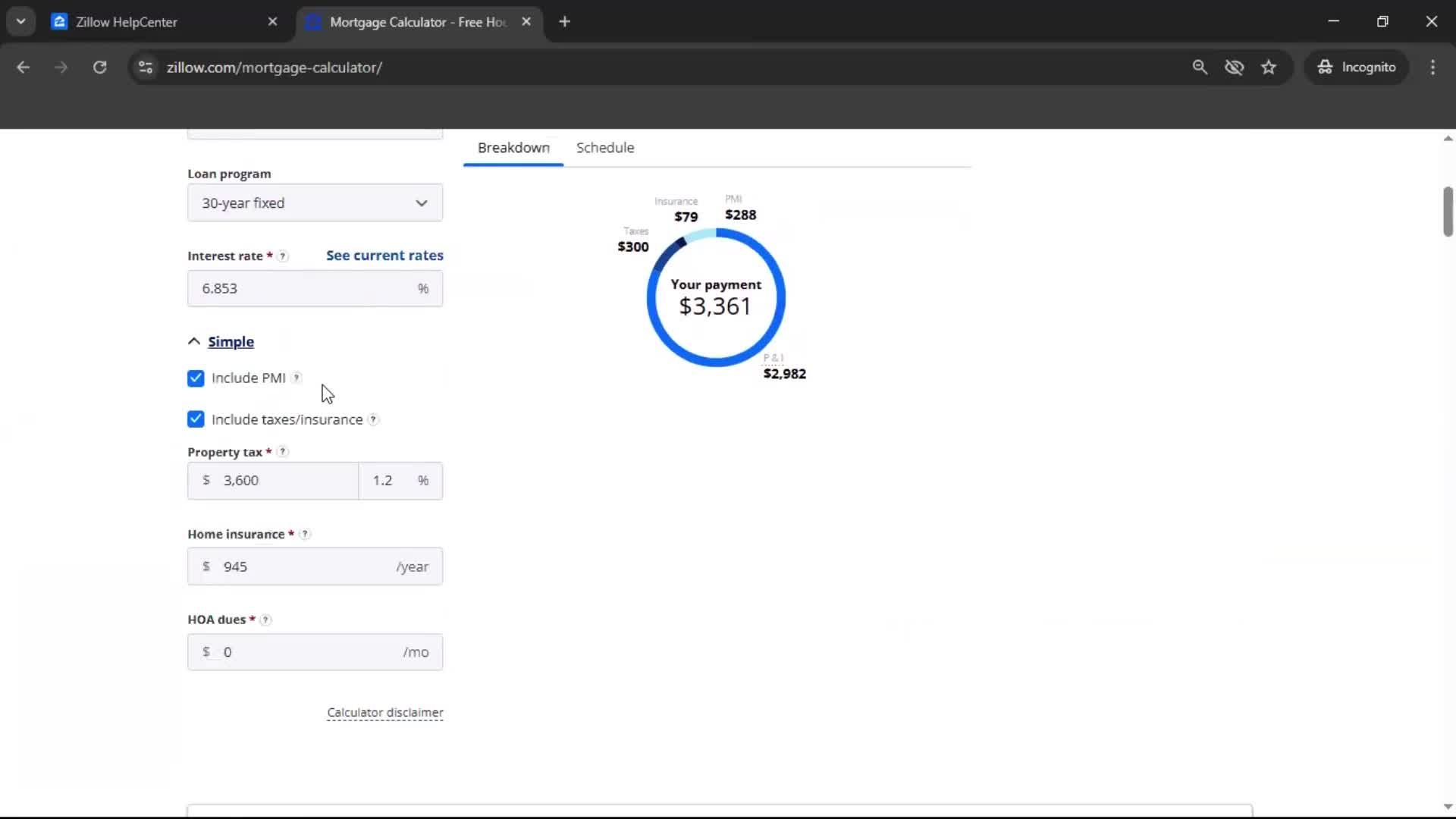 General browsing screenshot