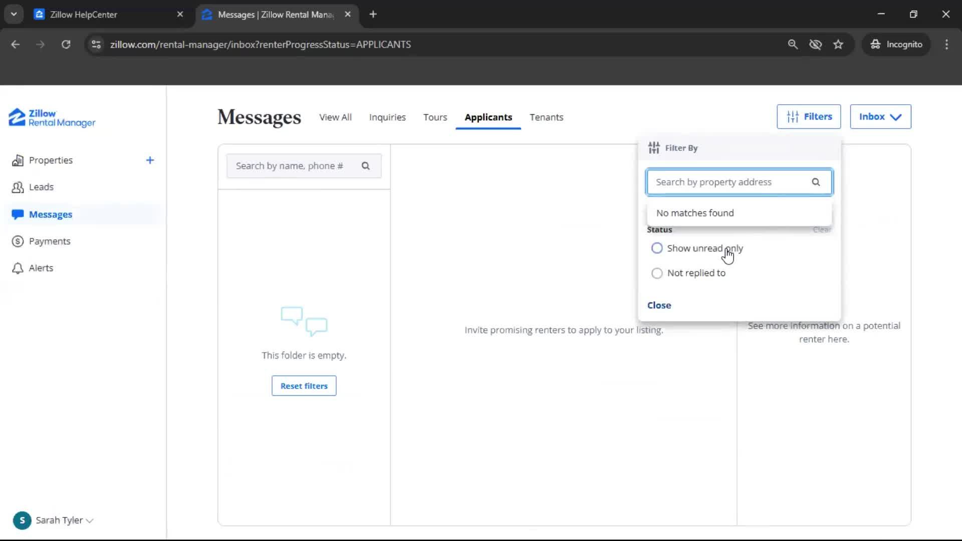 General browsing screenshot