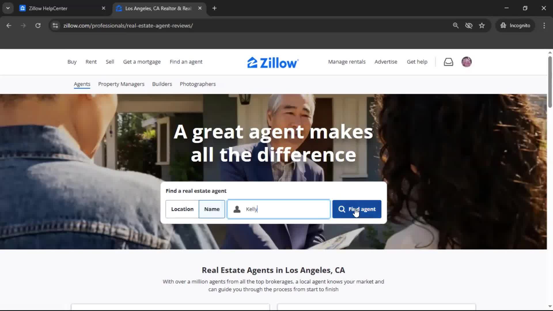 General browsing screenshot