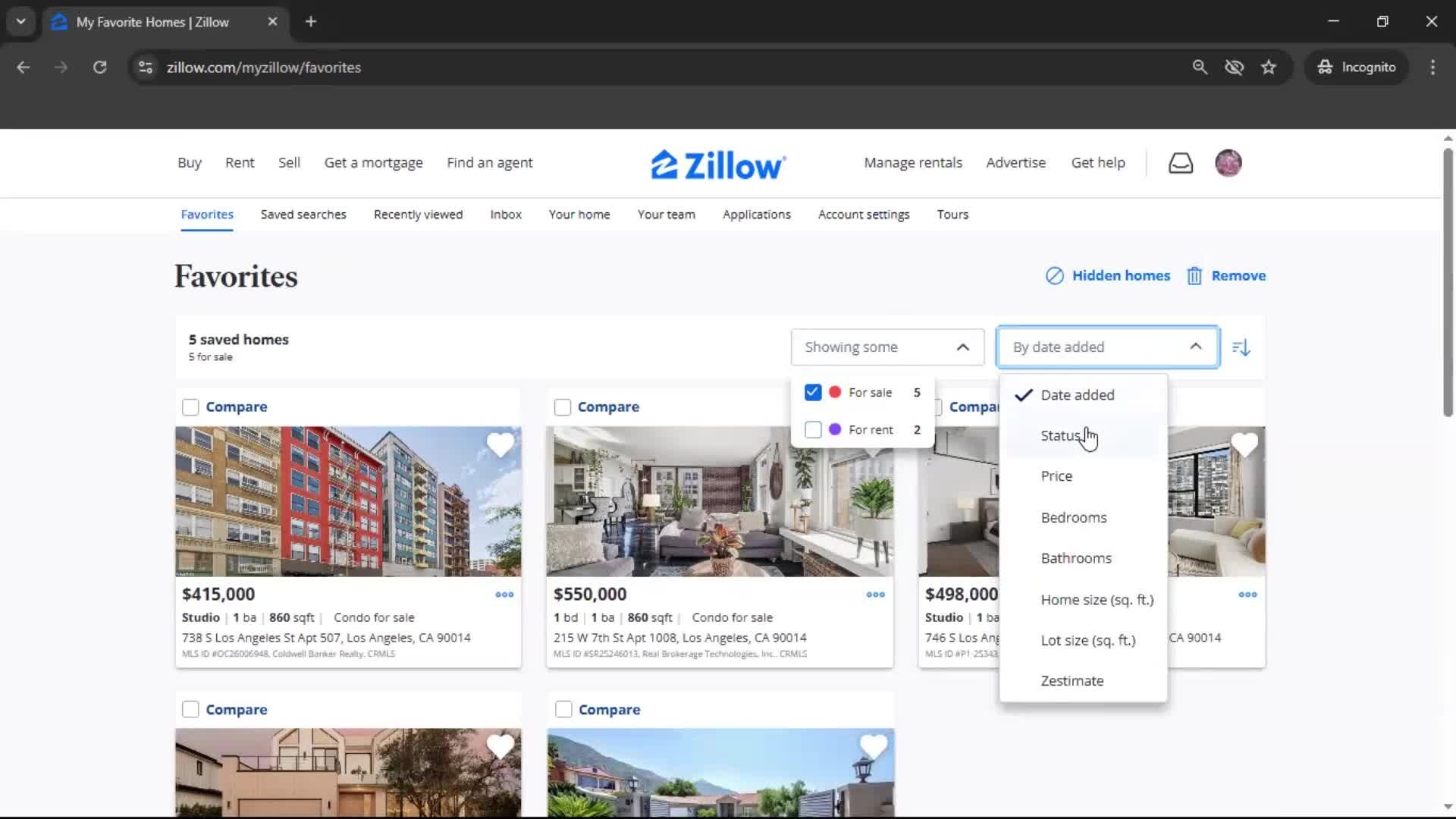 General browsing screenshot