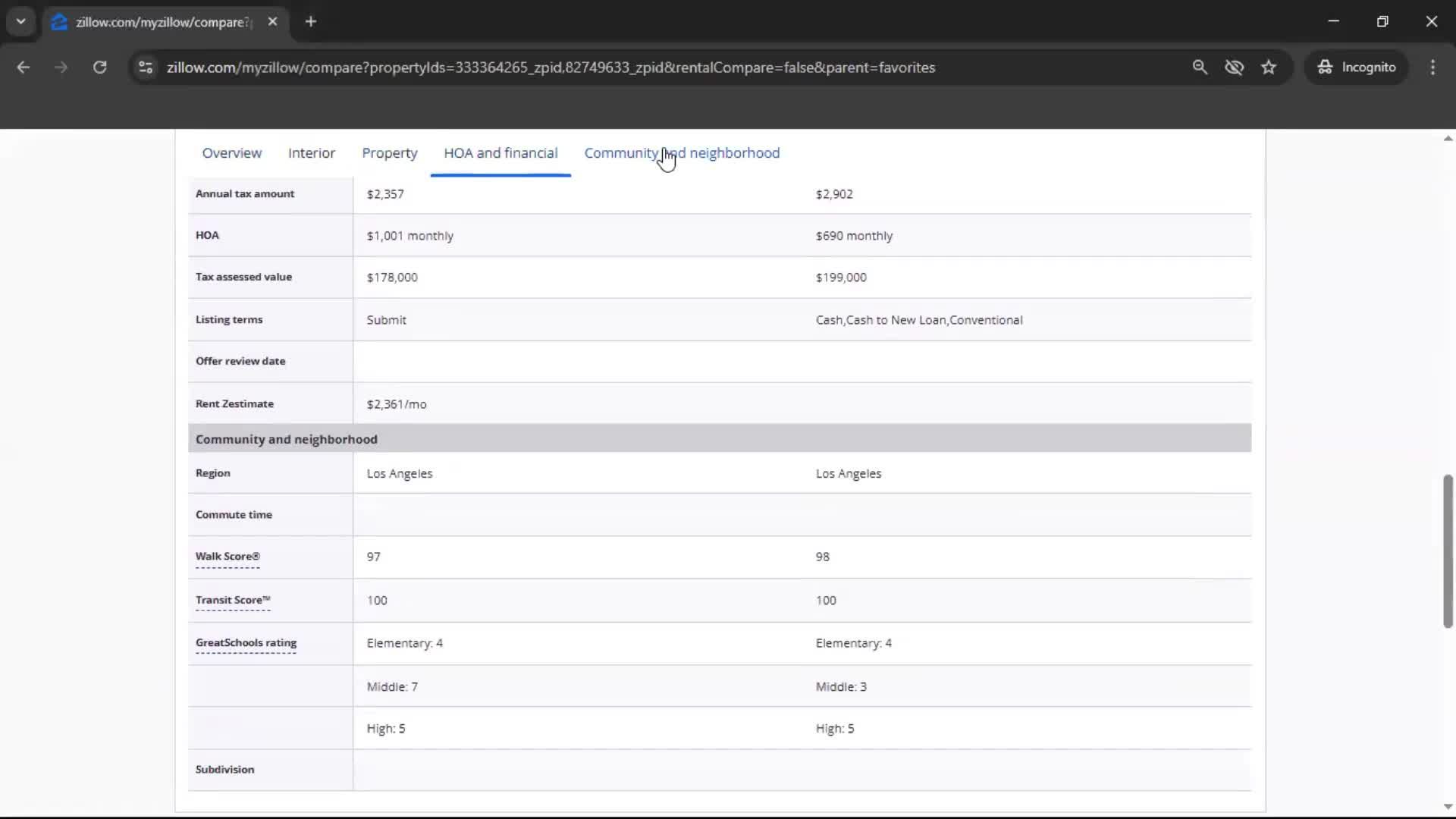 General browsing screenshot