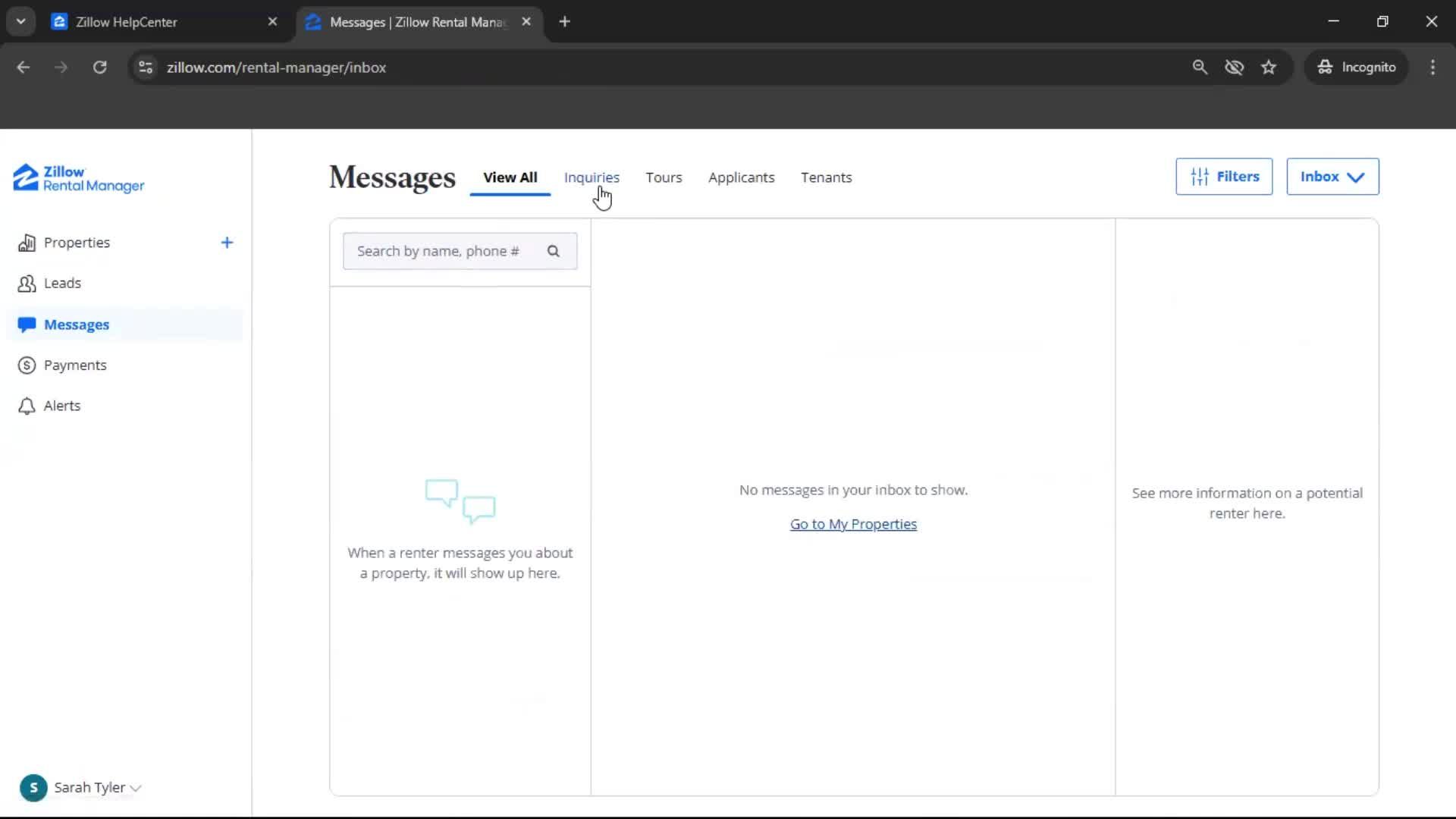 General browsing screenshot