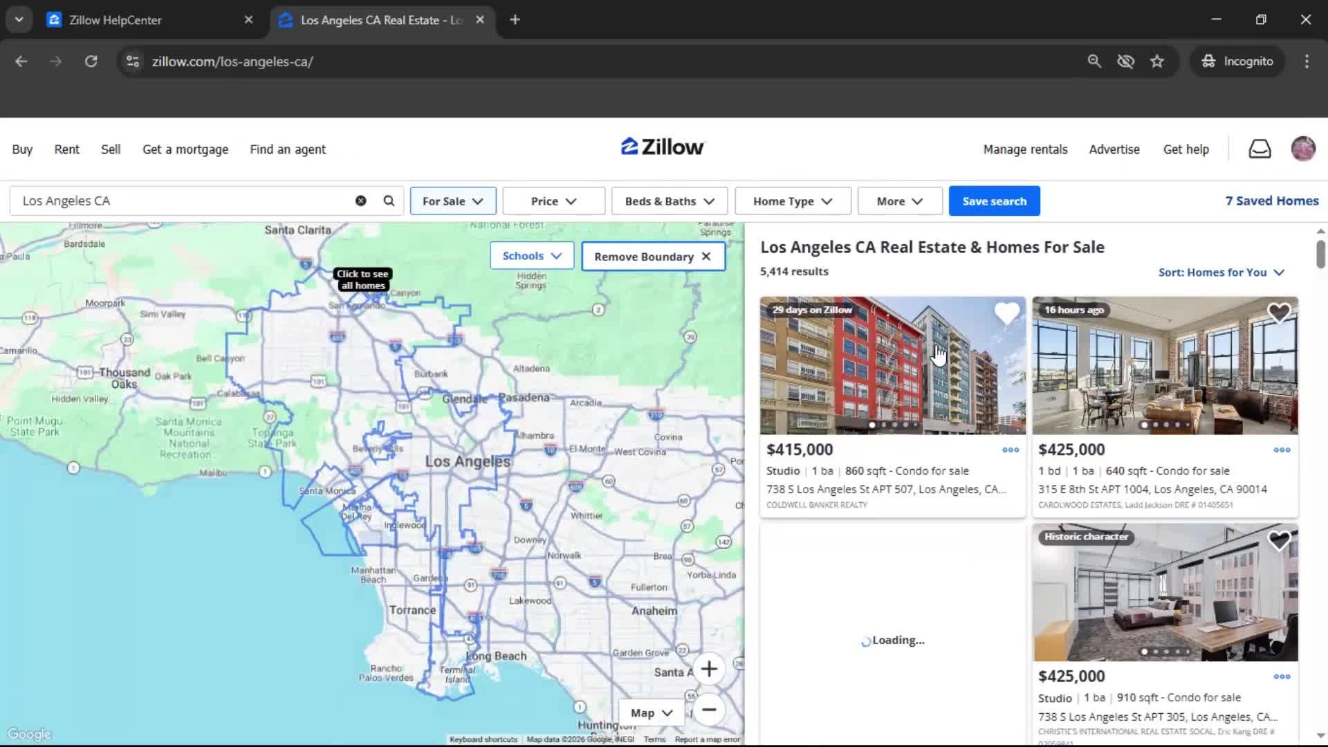 General browsing screenshot