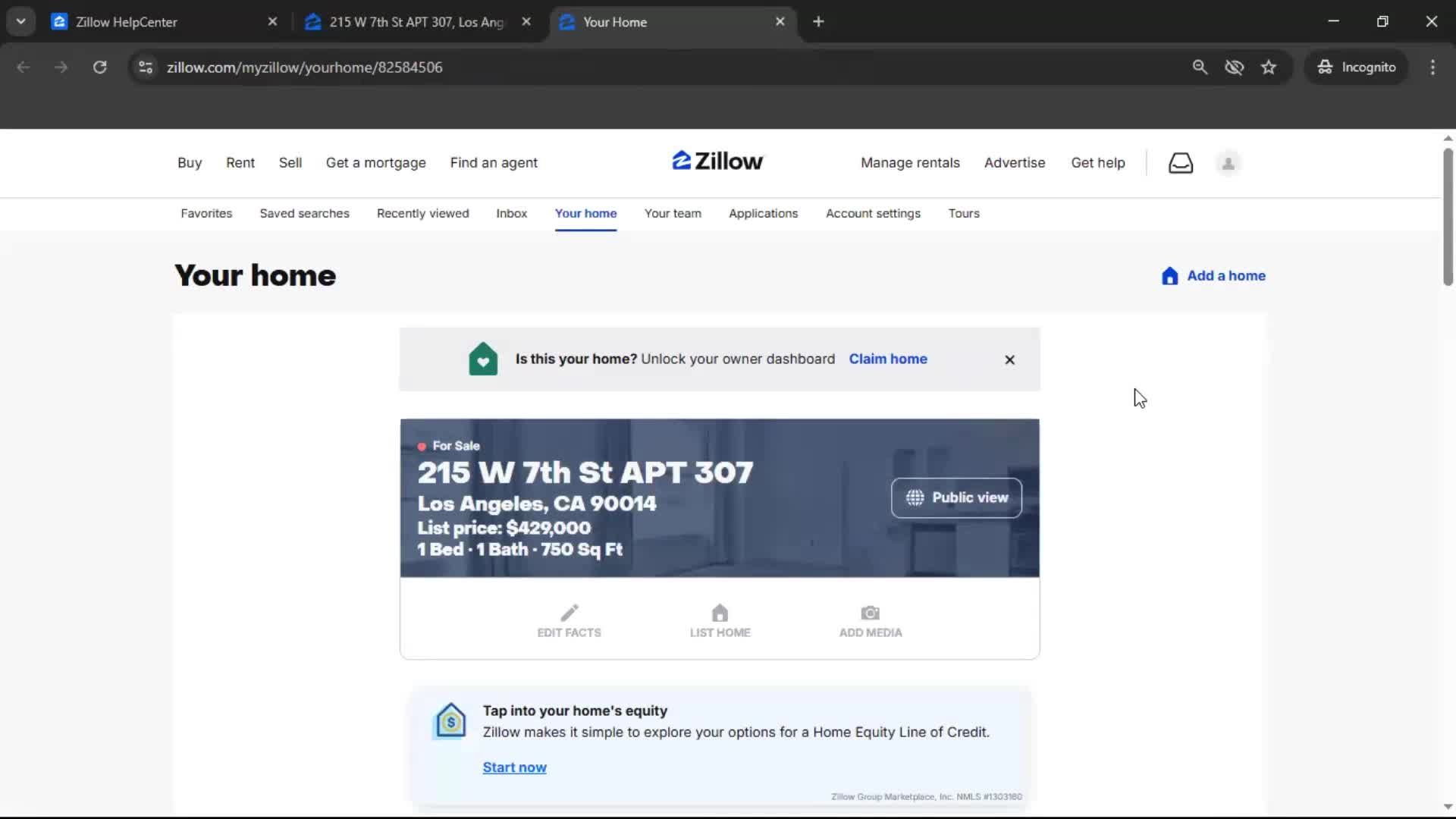 General browsing screenshot