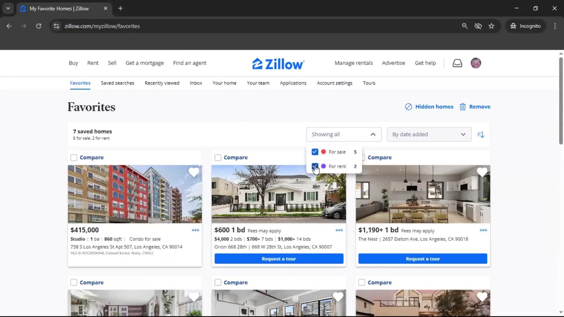 General browsing screenshot