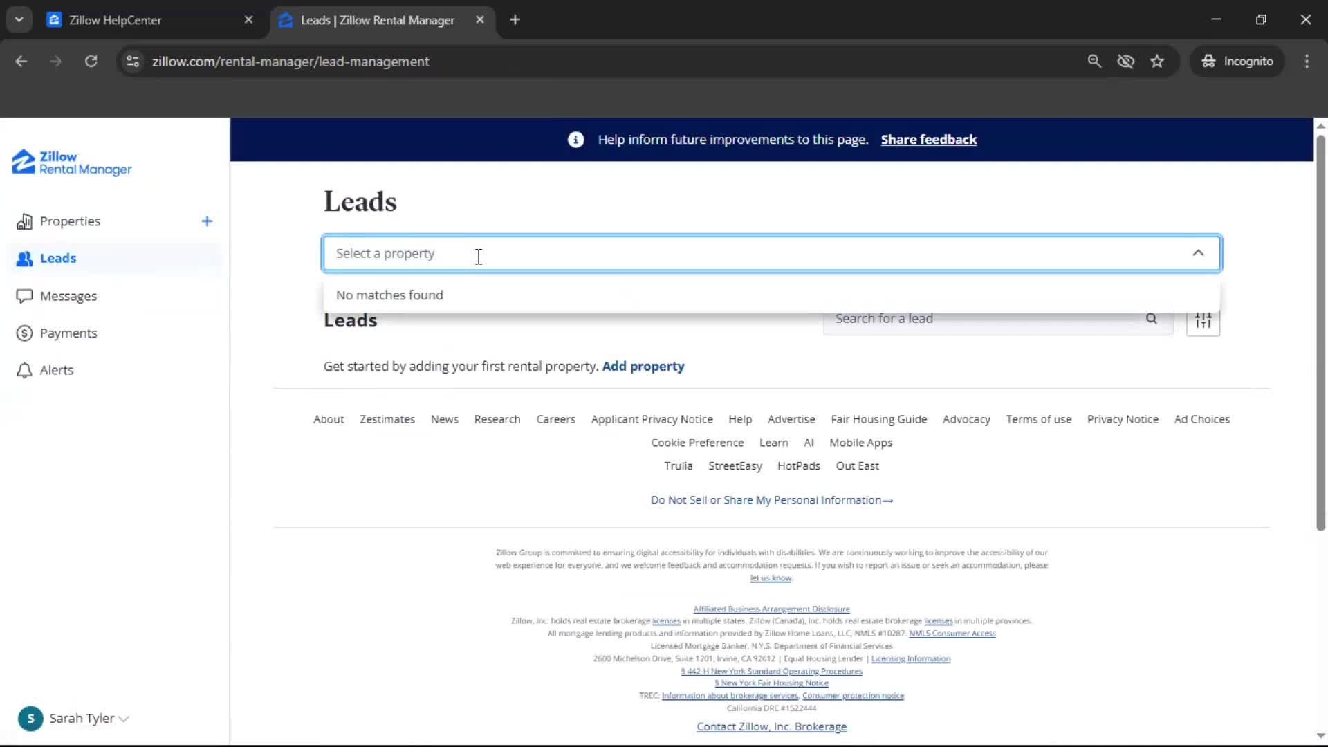General browsing screenshot