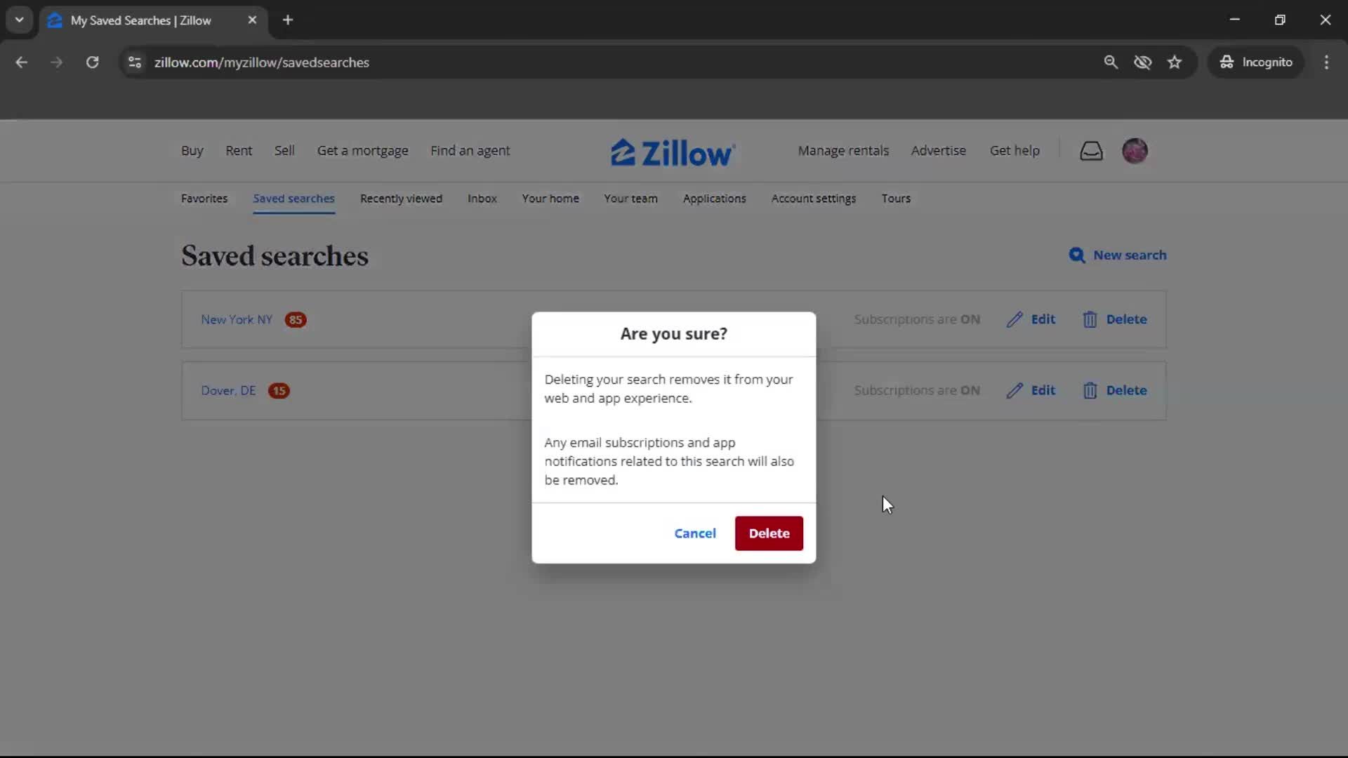 General browsing on Zillow video thumbnail
