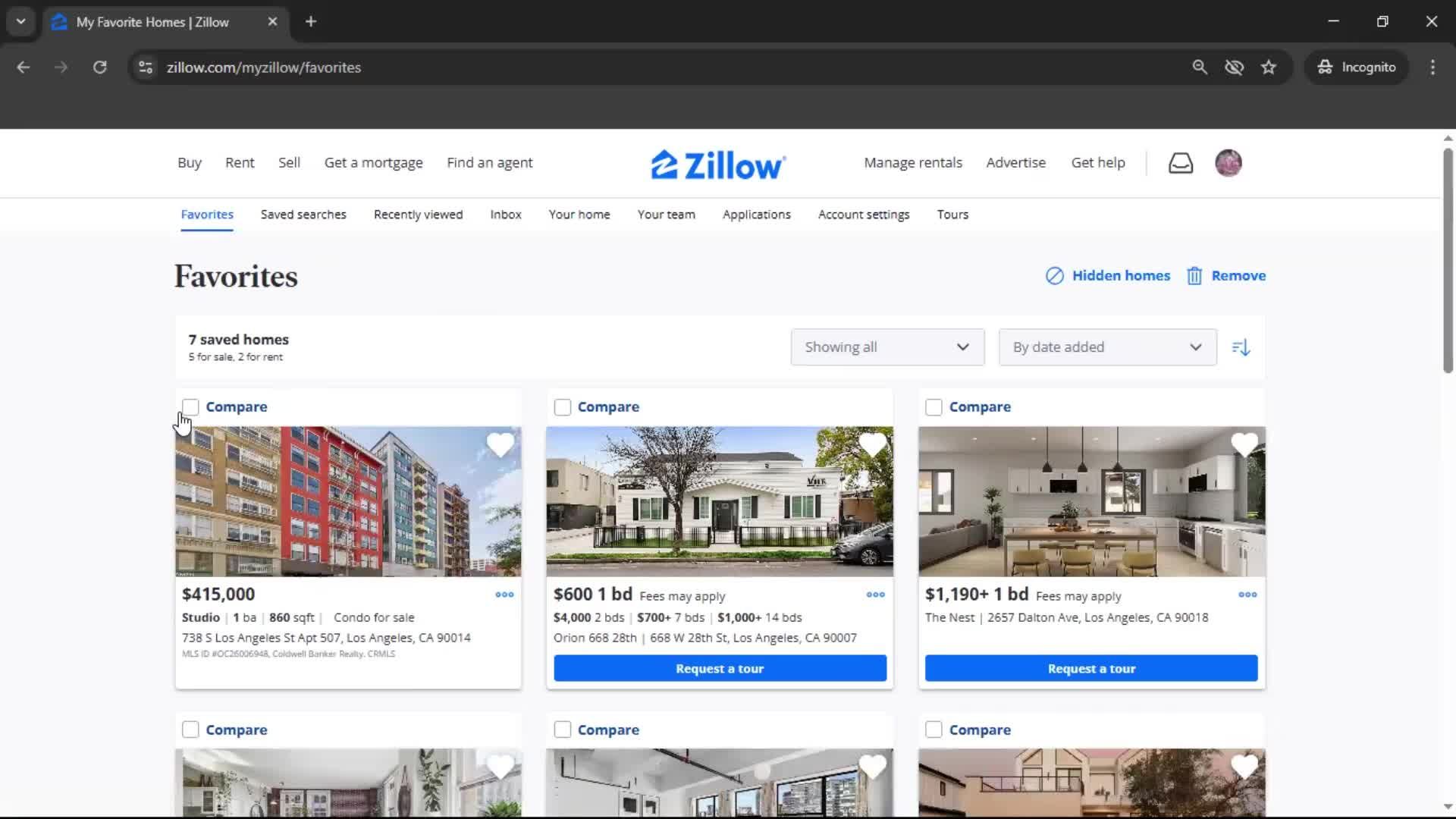 General browsing screenshot